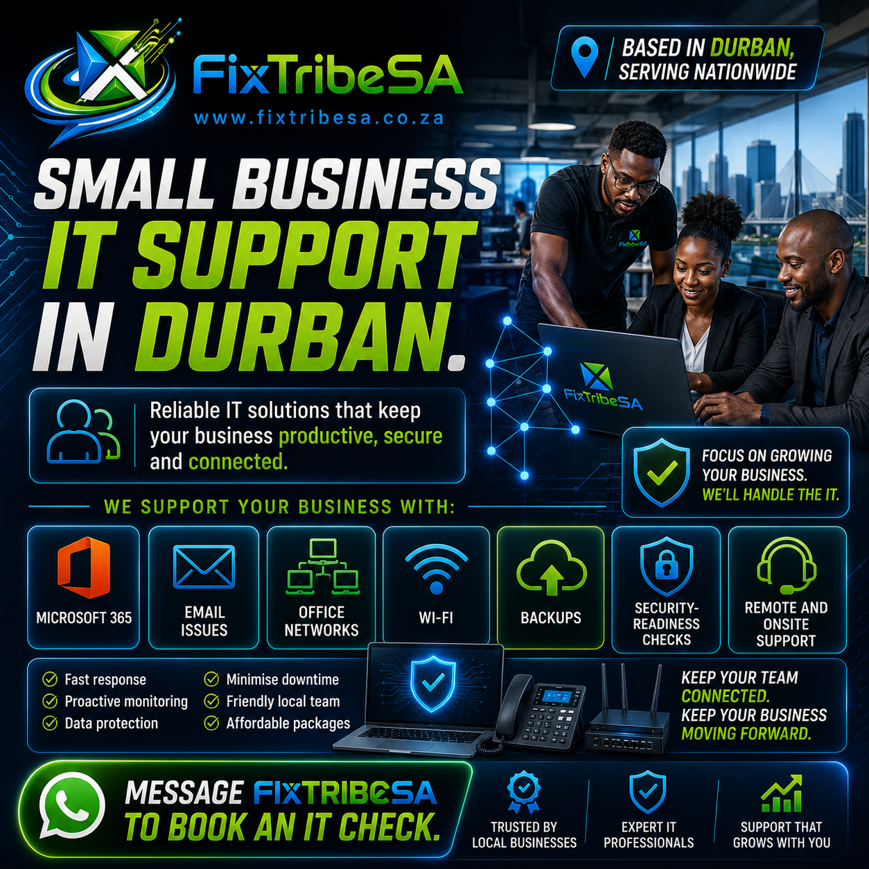 Business IT support for South African businesses
