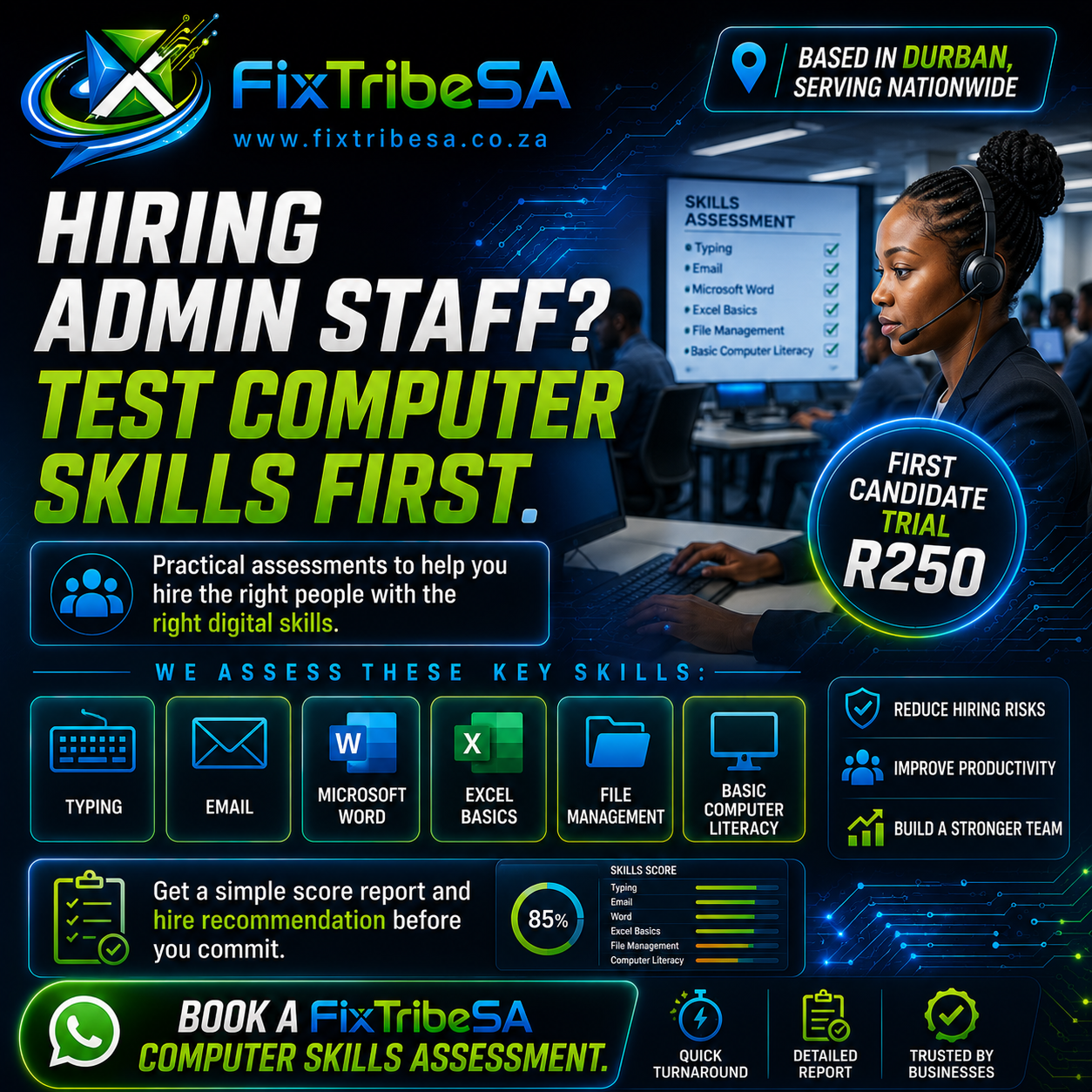 Computer skills assessment