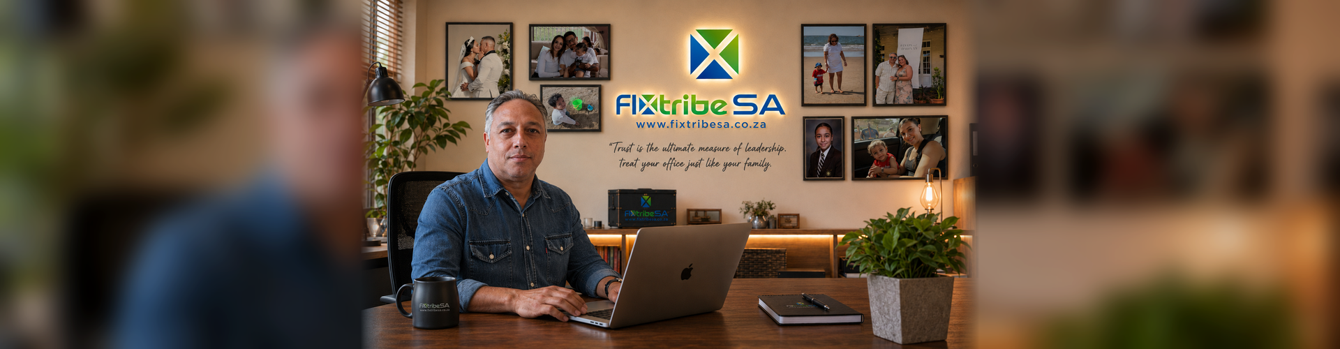 FixTribeSA director office and business leadership banner