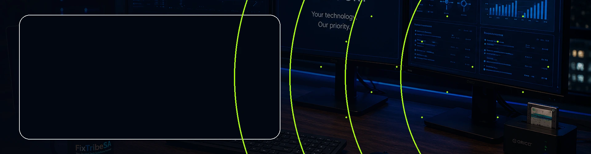 FixTribeSA computer hardware and software sales banner
